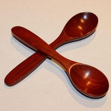 Spoons Beautiful Musical Spoons Vermillion Pair 6 Inch