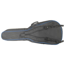 Load image into Gallery viewer, Armor Heavy Padded Black Acoustic Guitar Gig Bag With Blue Piping