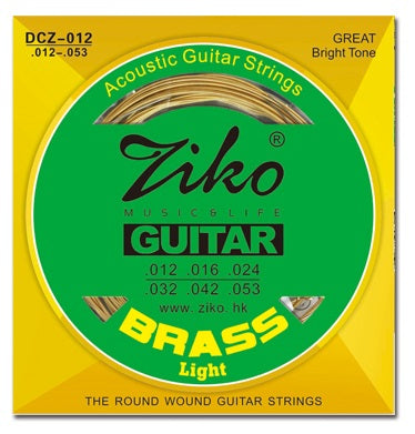 Ziko Light Brass Acoustic Guitar Strings