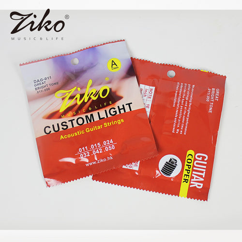 Ziko Custom Light Acoustic Guitar Strings