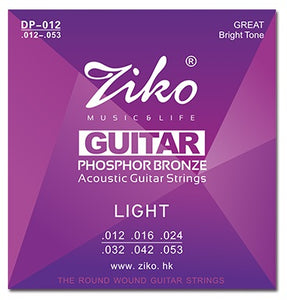 Ziko Light Phosphor Bronze Acoustic Guitar Strings