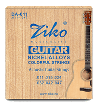 Load image into Gallery viewer, Ziko Nickel Alloys Colorful Acoustic Guitar Strings