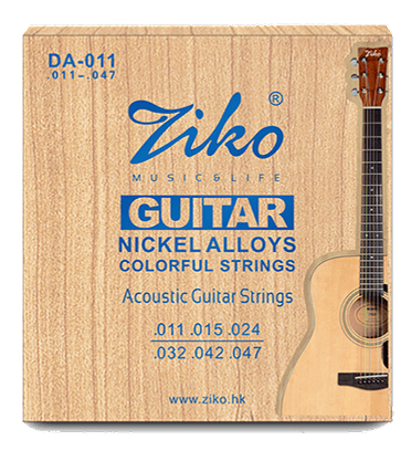 Ziko Nickel Alloys Colorful Acoustic Guitar Strings