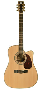 Revival RG-12CE Spruce, Black Walnut Dreadnought Cutaway Guitar