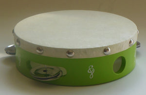 Tambourine, 6" dia, 4 Cymbals