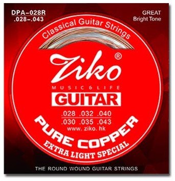 Ziko Extra Light Special Pure Copper Classical Guitar Strings