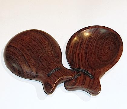 Castanets Rosewood castanet 67 mm, Single