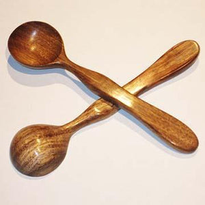 Spoons Beautiful Musical Spoons Red Sisham Wood Pair 8 Inch